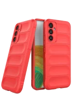 Newface Samsung A36 Kılıf Optimum Silikon - Kırmızı - Görsel 2