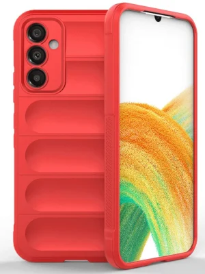 Newface Samsung A36 Kılıf Optimum Silikon - Kırmızı