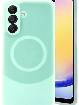 Newface Samsung A56 Kılıf Maya Karbon Kapak - Su Yeşili