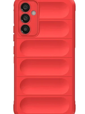 Newface Samsung A56 Kılıf Optimum Silikon - Kırmızı