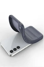 Newface Samsung A56 Kılıf Optimum Silikon - Lacivert - Görsel 2