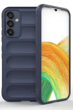 Newface Samsung A56 Kılıf Optimum Silikon - Lacivert