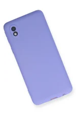 Newface Samsung Galaxy A01 Core Kılıf First Silikon - Lila - Görsel 3