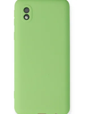 Newface Samsung Galaxy A01 Core Kılıf First Silikon - Yeşil