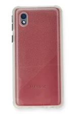 Newface Samsung Galaxy A01 Core Kılıf Miami Şeffaf Silikon - Şeffaf