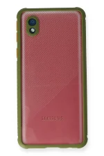 Newface Samsung Galaxy A01 Core Kılıf Miami Şeffaf Silikon - Yeşil - Görsel 2