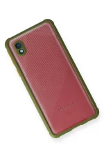 Newface Samsung Galaxy A01 Core Kılıf Miami Şeffaf Silikon - Yeşil - Görsel 3