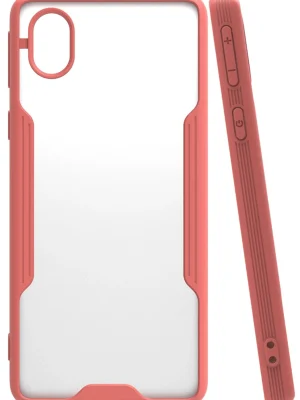 Newface Samsung Galaxy A01 Core Kılıf Platin Silikon - Pembe