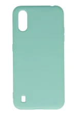 Newface Samsung Galaxy A01 Kılıf Nano içi Kadife Silikon - Turkuaz