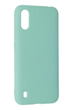 Newface Samsung Galaxy A01 Kılıf Nano içi Kadife Silikon - Turkuaz - Görsel 3