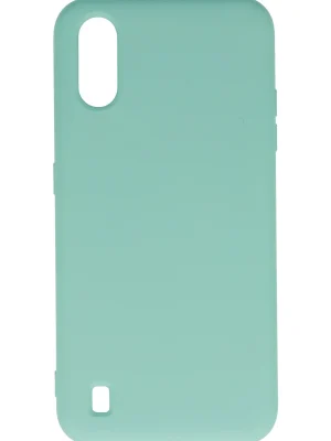 Newface Samsung Galaxy A01 Kılıf Nano içi Kadife Silikon - Turkuaz