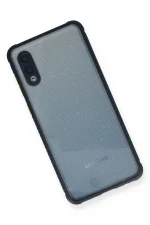 Newface Samsung Galaxy A02 Kılıf Miami Şeffaf Silikon - Lacivert - Görsel 3