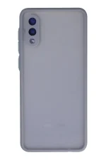 Newface Samsung Galaxy A02 Kılıf Montreal Silikon Kapak - Gri
