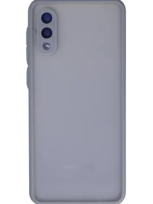Newface Samsung Galaxy A02 Kılıf Montreal Silikon Kapak - Gri