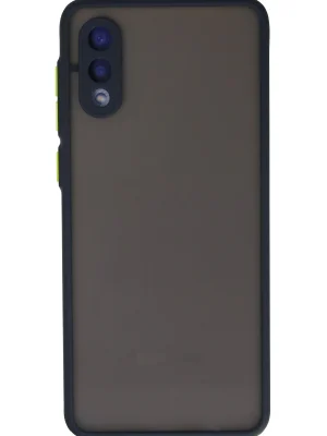 Newface Samsung Galaxy A02 Kılıf Montreal Silikon Kapak - Lacivert