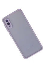 Newface Samsung Galaxy A02 Kılıf Montreal Silikon Kapak - Mor - Görsel 2