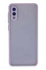 Newface Samsung Galaxy A02 Kılıf Montreal Silikon Kapak - Mor