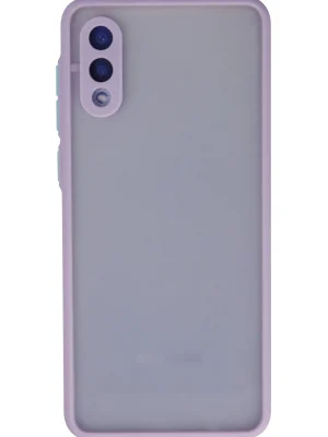 Newface Samsung Galaxy A02 Kılıf Montreal Silikon Kapak - Mor