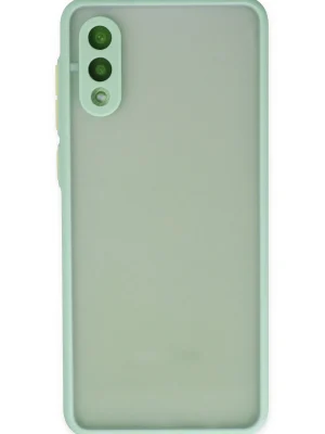 Newface Samsung Galaxy A02 Kılıf Montreal Silikon Kapak - Turkuaz