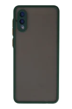 Newface Samsung Galaxy A02 Kılıf Montreal Silikon Kapak - Yeşil
