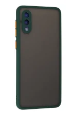 Newface Samsung Galaxy A02 Kılıf Montreal Silikon Kapak - Yeşil - Görsel 3