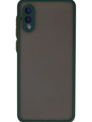 Newface Samsung Galaxy A02 Kılıf Montreal Silikon Kapak - Yeşil