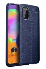 Newface Samsung Galaxy A02S Kılıf Auto Focus Kapak - Lacivert