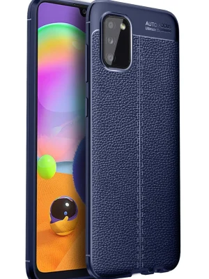 Newface Samsung Galaxy A02S Kılıf Auto Focus Kapak - Lacivert