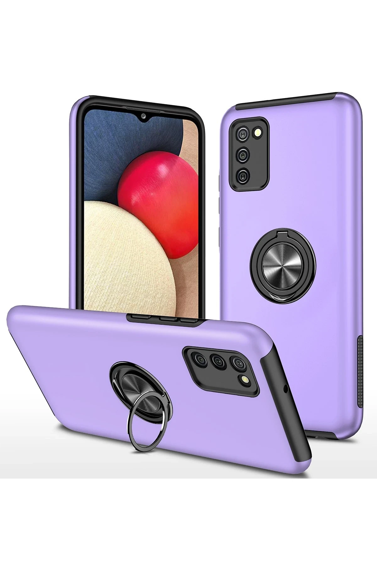 newface-samsung-galaxy-a02s-kilif-elit-yuzuklu-kapak-mor-default.webp Newface Samsung Galaxy A02S Kılıf Elit Yüzüklü Kapak - Mor - Görsel 1