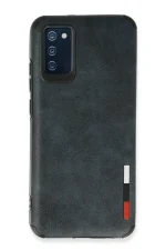 Newface Samsung Galaxy A02S Kılıf Loop Deri Silikon - Lacivert