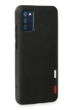 Newface Samsung Galaxy A02S Kılıf Loop Deri Silikon - Siyah - Görsel 3