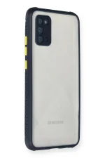 Newface Samsung Galaxy A02S Kılıf Miami Şeffaf Silikon - Lacivert - Görsel 2
