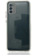 Newface Samsung Galaxy A02S Kılıf Miami Şeffaf Silikon - Şeffaf