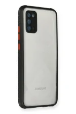 Newface Samsung Galaxy A02S Kılıf Miami Şeffaf Silikon - Siyah - Görsel 2