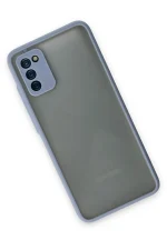 Newface Samsung Galaxy A02S Kılıf Montreal Silikon Kapak - Gri - Görsel 3