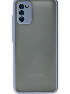 Newface Samsung Galaxy A02S Kılıf Montreal Silikon Kapak - Gri