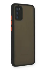 Newface Samsung Galaxy A02S Kılıf Montreal Silikon Kapak - Siyah - Görsel 2