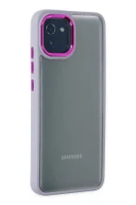 Newface Samsung Galaxy A03 Kılıf Dora Kapak - Lila