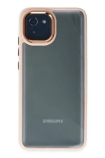 Newface Samsung Galaxy A03 Kılıf Dora Kapak - Pudra - Görsel 3