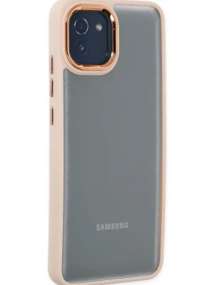 Newface Samsung Galaxy A03 Kılıf Dora Kapak - Pudra