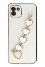 Newface Samsung Galaxy A03 Kılıf Esila Silikon - Beyaz - Görsel 2