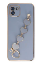 Newface Samsung Galaxy A03 Kılıf Esila Silikon - Gri - Görsel 2