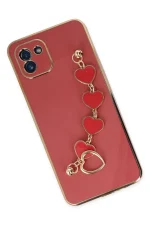 Newface Samsung Galaxy A03 Kılıf Esila Silikon - Kırmızı - Görsel 3