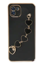 Newface Samsung Galaxy A03 Kılıf Esila Silikon - Siyah - Görsel 2