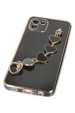 Newface Samsung Galaxy A03 Kılıf Esila Silikon - Siyah - Görsel 4