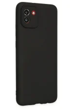 Newface Samsung Galaxy A03 Kılıf First Silikon - Siyah - Görsel 2