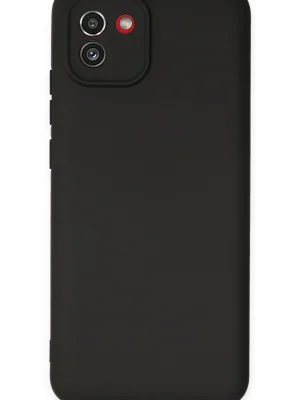 Newface Samsung Galaxy A03 Kılıf First Silikon - Siyah