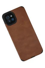 Newface Samsung Galaxy A03 Kılıf Loop Deri Silikon - Kahverengi - Görsel 3