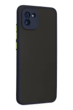 Newface Samsung Galaxy A03 Kılıf Montreal Silikon Kapak - Lacivert - Görsel 2