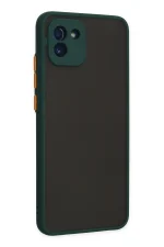 Newface Samsung Galaxy A03 Kılıf Montreal Silikon Kapak - Yeşil - Görsel 2